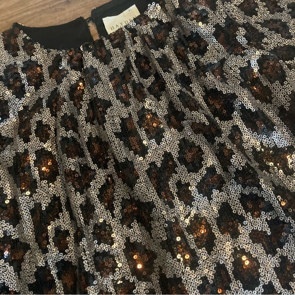 Hayden Girls Brand New With Tag Leopard Print Sequin Dress - Picture 3 of 5